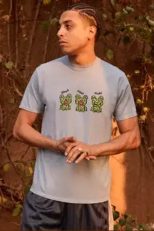 Urban Outfitters UO Shut Your Gob Frog T-Shirt di in