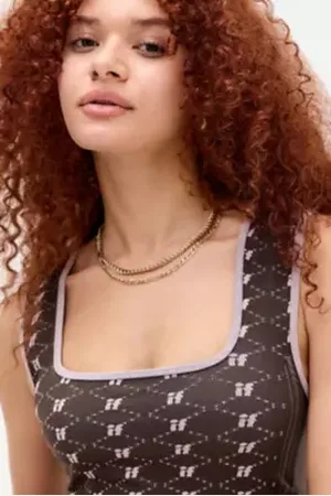 iets frans... Iets frans. Monogram Square Neck Tank in