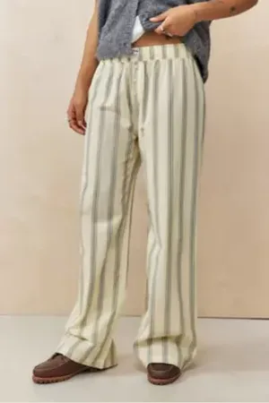 BDG Pantaloni Dritti a Righe in