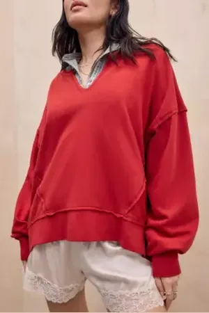 Out From Under Break It Up Notch Sweatshirt in a Urban Outfitters