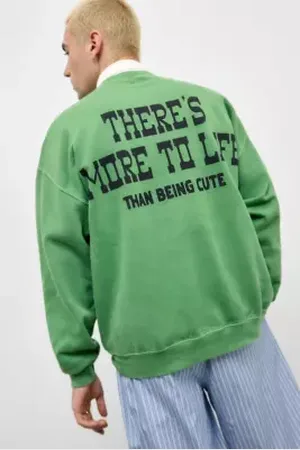 Urban Outfitters UO Green Snoopy Sweatshirt di in