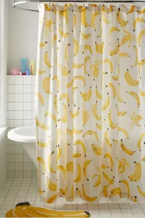 Urban Outfitters Tenda da Doccia Banana Bunch di in Giallo