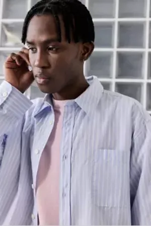 Loom Camicia a Righe Business Poplin Nolan a Urban Outfitters