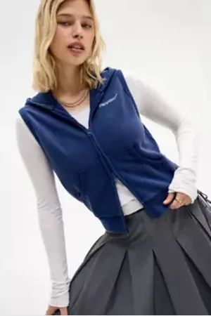 iets frans... Iets frans. Sleeveless Zip-Through Hoodie in a Urban Outfitters