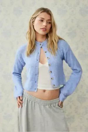 Urban Outfitters UO Casey Crew Cardigan di in