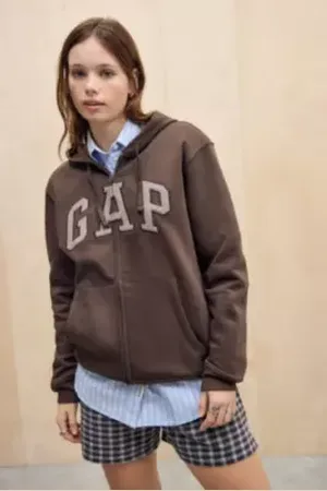 GAP Felpa con Cappuccio Ground Heritage in