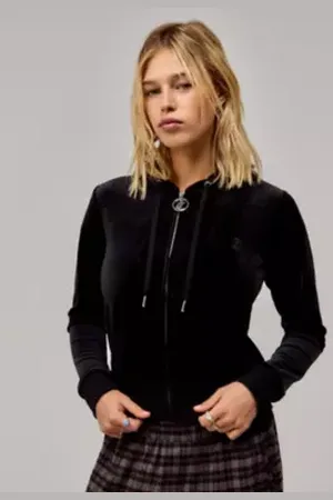 Juicy Couture UO Exclusive Black Hoodie in