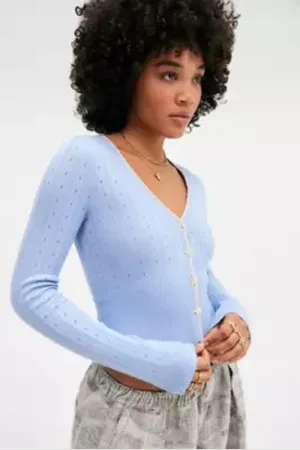 Urban Outfitters Cardigan Pointelle a V UO di in