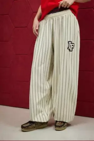 iets frans... Iets frans. Harri Pinstripe Joggers in