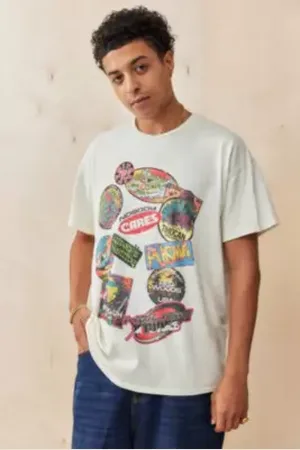 Urban Outfitters UO Skate Labels T-Shirt di in