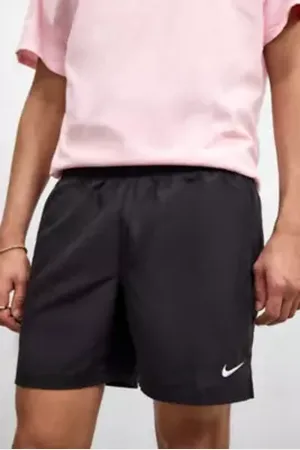 Nike Solid Black Swim Shorts in