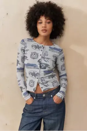 Urban Outfitters Cardigan con Badge UO di in