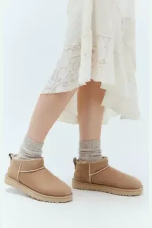 UGG Sand Classic Ultra-Mini Boots in