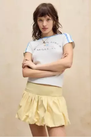 Urban Outfitters UO Millie Puffball Mini Skirt di in