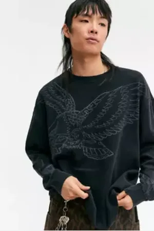ED HARDY UO Exclusive Eagle Waffle Top in