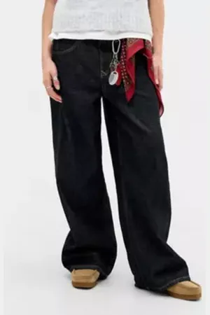 BDG Jaya Baggy Black Jeans in