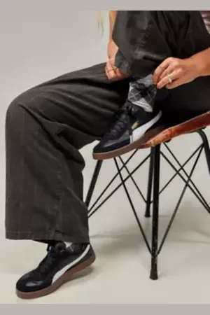 PUMA Black Club Era II Trainers in