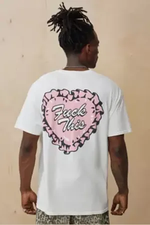 Urban Outfitters UO White F*ck This T-Shirt di in