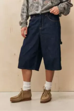 BDG Astrid Longline Dark Rinse Jorts in
