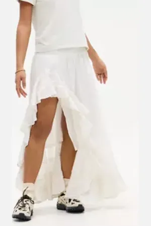 Kimchi Blue Leone Hitched Prairie Skirt in a Urban Outfitters