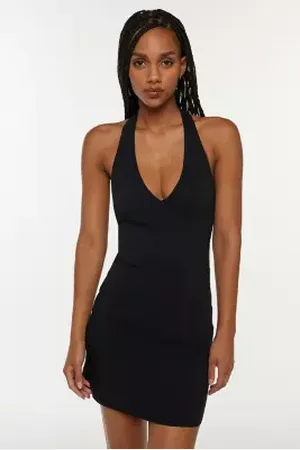 Silence + Noise Gloria Halter Mini Dress in