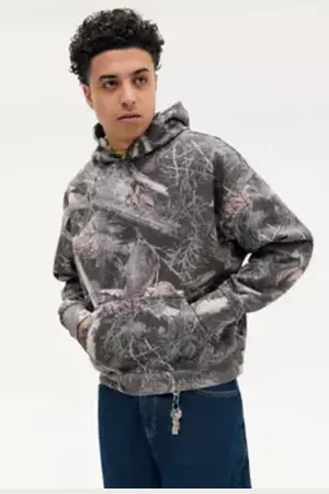 Urban Outfitters UO Tree Camo Hoodie di in