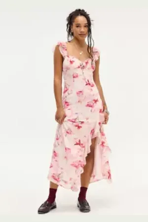 Love Triangle Fleur Maxi Dress in a Urban Outfitters