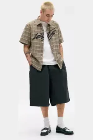iets frans... Iets frans. Green Poplin Chino Shorts in