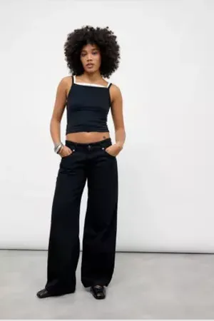 Motel Low Rise Roomy Jeans in