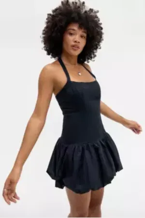 Kimchi Blue Peyton Halterneck Mini Dress in a Urban Outfitters