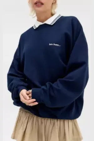 iets frans... Iets frans. Embroidered Sweatshirt in a Urban Outfitters