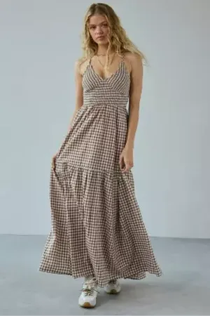 Kimchi Blue Renee Smocked Maxi Dress in