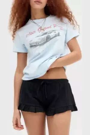 Kimchi Blue Jules Broderie Mini Shorts in