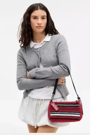 iets frans... Iets frans. Borsa a Tracolla Piccola in Maglia a Righe in