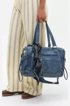 BDG Washed Faux Leather Cindy Scarf Detail Bag in