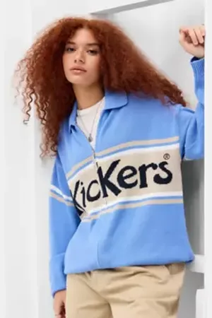 Kickers Limpet Zip Knit Jumper in a Urban Outfitters