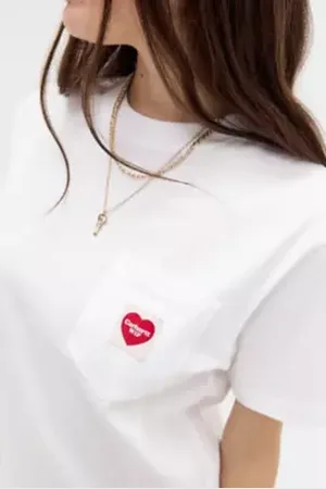 Carhartt T-Shirt a Manica Corta con Taschino a Cuore in a Urban Outfitters