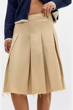 BDG Finley Chino Midi Skirt in