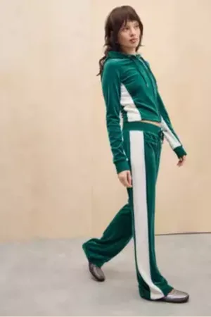 Juicy Couture Pantaloni della Tuta UO Exclusive Verdi in