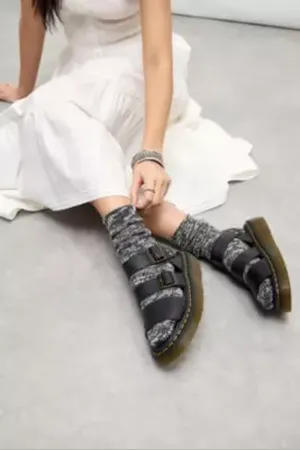Dr. Martens Sandali Black Gryphon Quad in