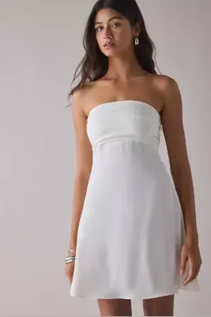Urban Outfitters UO Laura Strapless Mini Dress di in