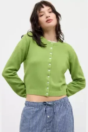 Urban Outfitters UO Dalton Crew Cardigan di in