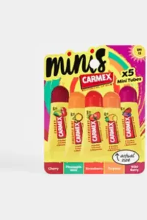 Carmex Balsamo per Labbra Mini Tube Confezione da 5 in
