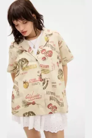 BDG Camicia Stampata Paige in a Urban Outfitters