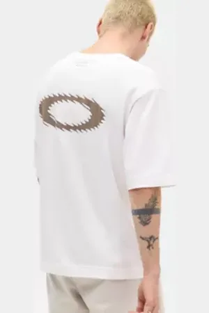 Oakley UO Exclusive White Broken Ellipse T-Shirt in a Urban Outfitters