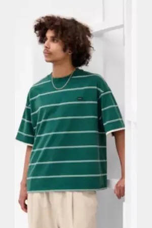 iets frans... Iets frans. Green Layered Stripe T-Shirt in a Urban Outfitters