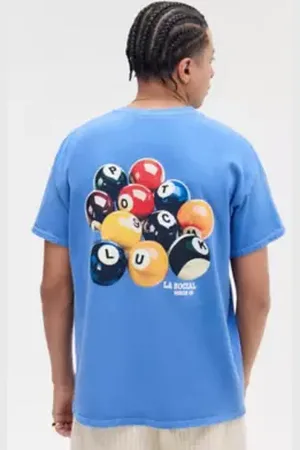 Urban Outfitters Maglietta UO Blue Pool Balls di