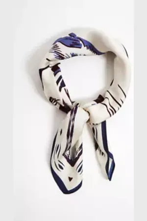 Urban Outfitters UO Ecru Western Bandana Scarf di in