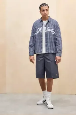 ED HARDY Camicia a Maniche Lunghe UO Exclusive Gothic Check in a Urban Outfitters