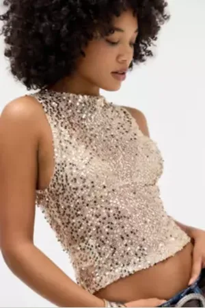Motel Top con Paillettes Dudley in a Urban Outfitters
